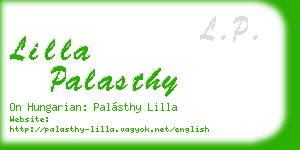 lilla palasthy business card